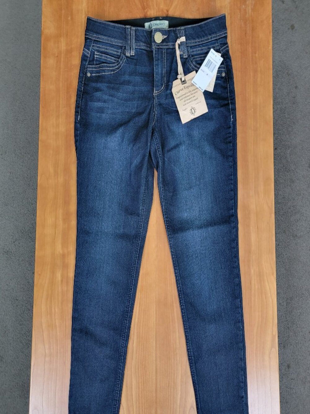 Democracy Ab Technology Freedom Ankle Skimmer Dark Wash Jeans - 6
